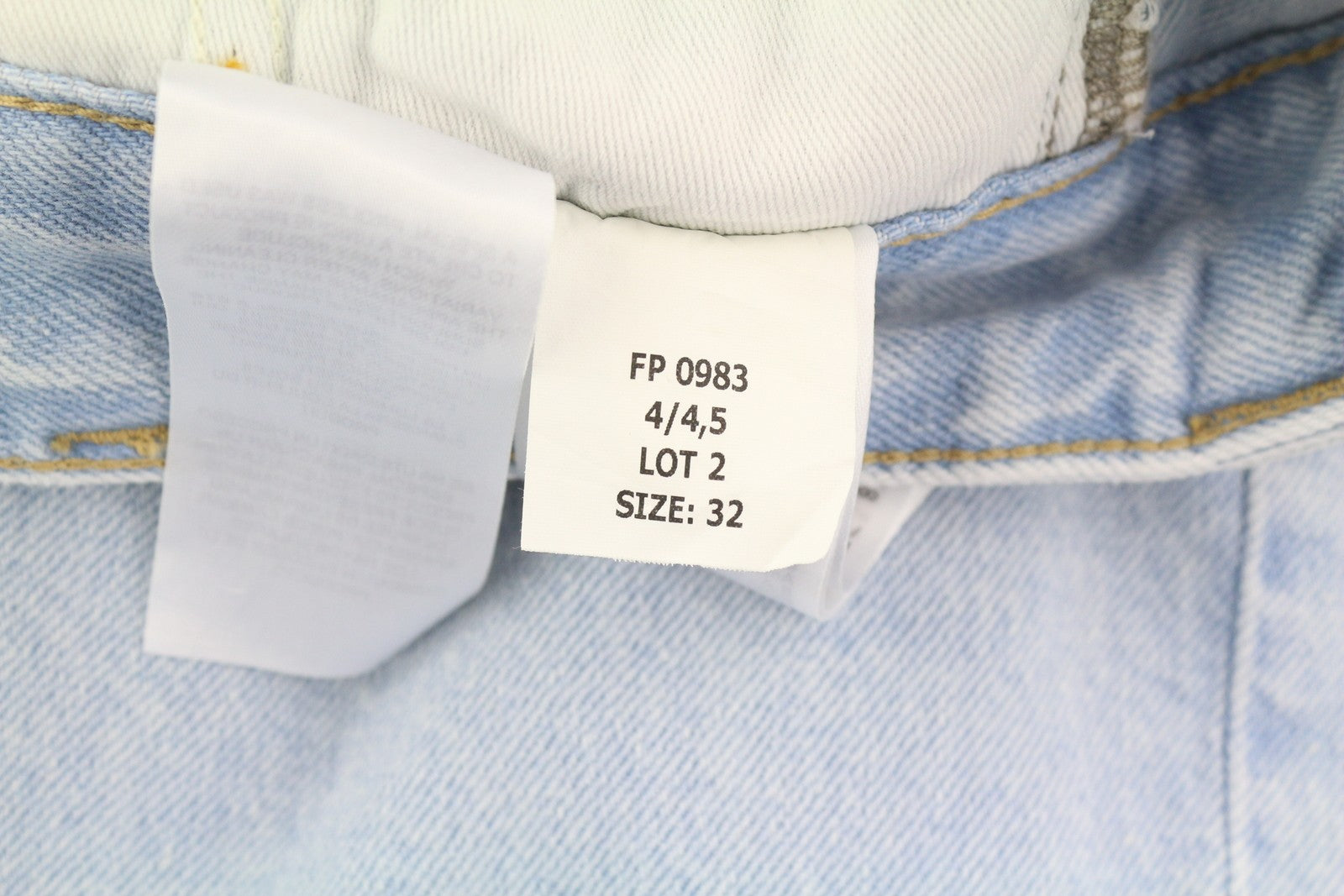 CALVIN KLEIN 90s Loose Men Jeans W32 Light Blue Washed Faded Pleated Zip Denim