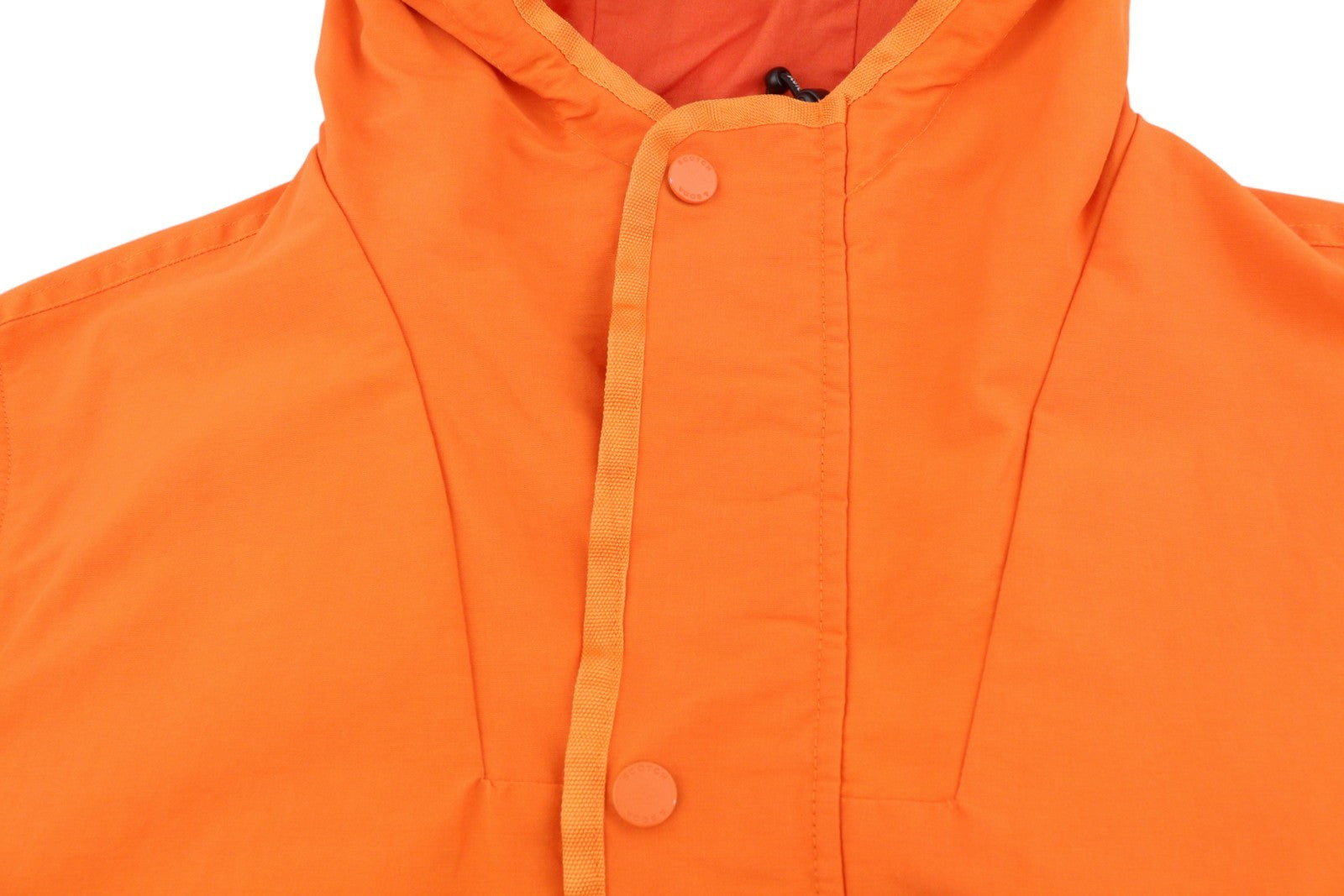 SCOTCH & SODA Men Jacket L Orange Hooded Unlined Full Zip Lightweight
