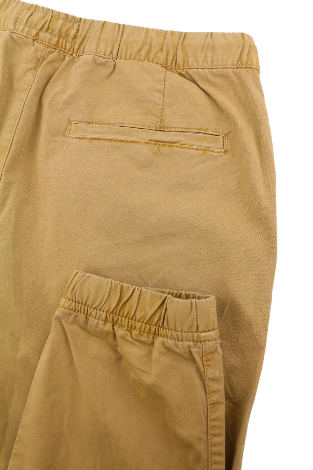 AMERICAN EAGLE OUTFITTERS Twill Jogger Men Trousers M Brown Flex Stretch