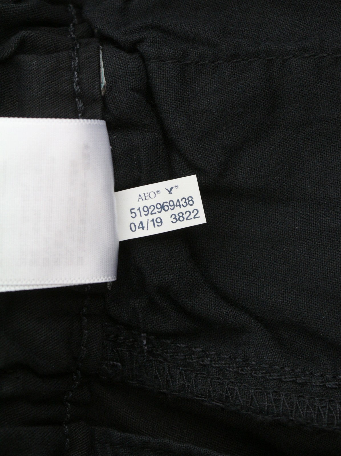 AMERICAN EAGLE OUTFITTERS Twill Jogger Men Trousers S Black Next Level Flex