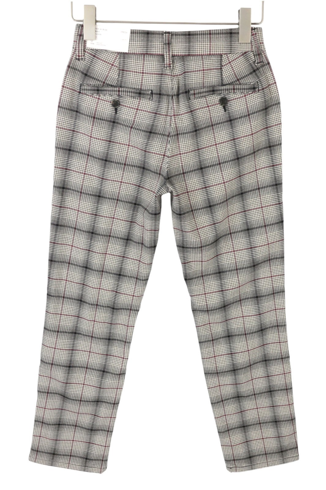AMERICAN EAGLE OUTFITTERS Super Hi-Rise Skinny Stretch Women Trousers W25 Plaid