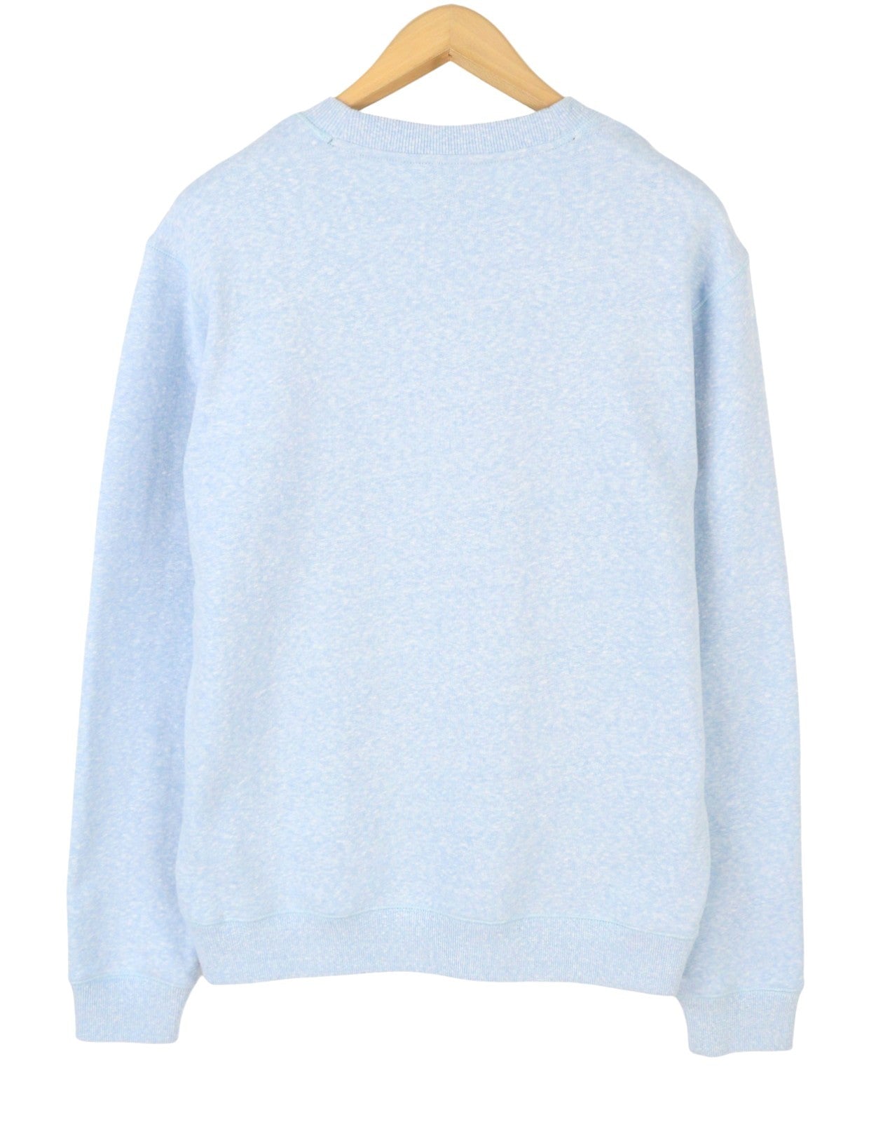 SCOTCH & SODA Men Sweatshirt L Light Blue Melange Crew Neck Pull On