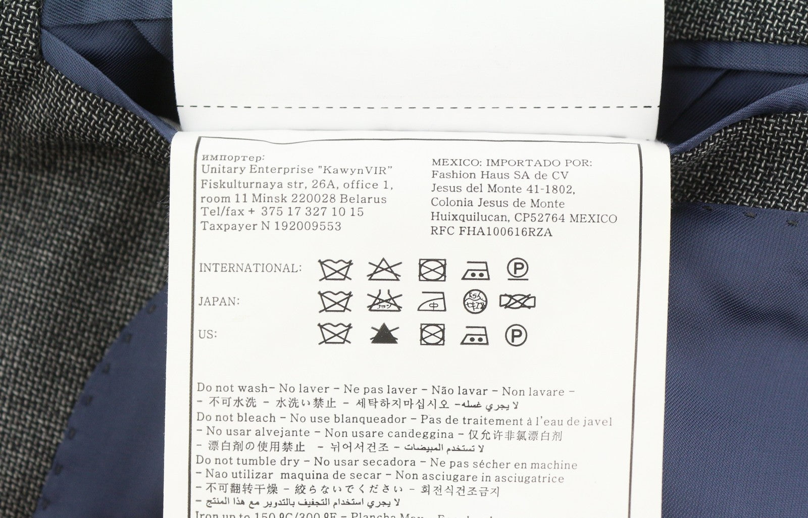 SUITSUPPLY Napoli Single Breasted Men Blazer UK38L Grey Melange Wool Notch Lapel