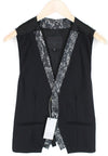 Black Wool Waistcoat