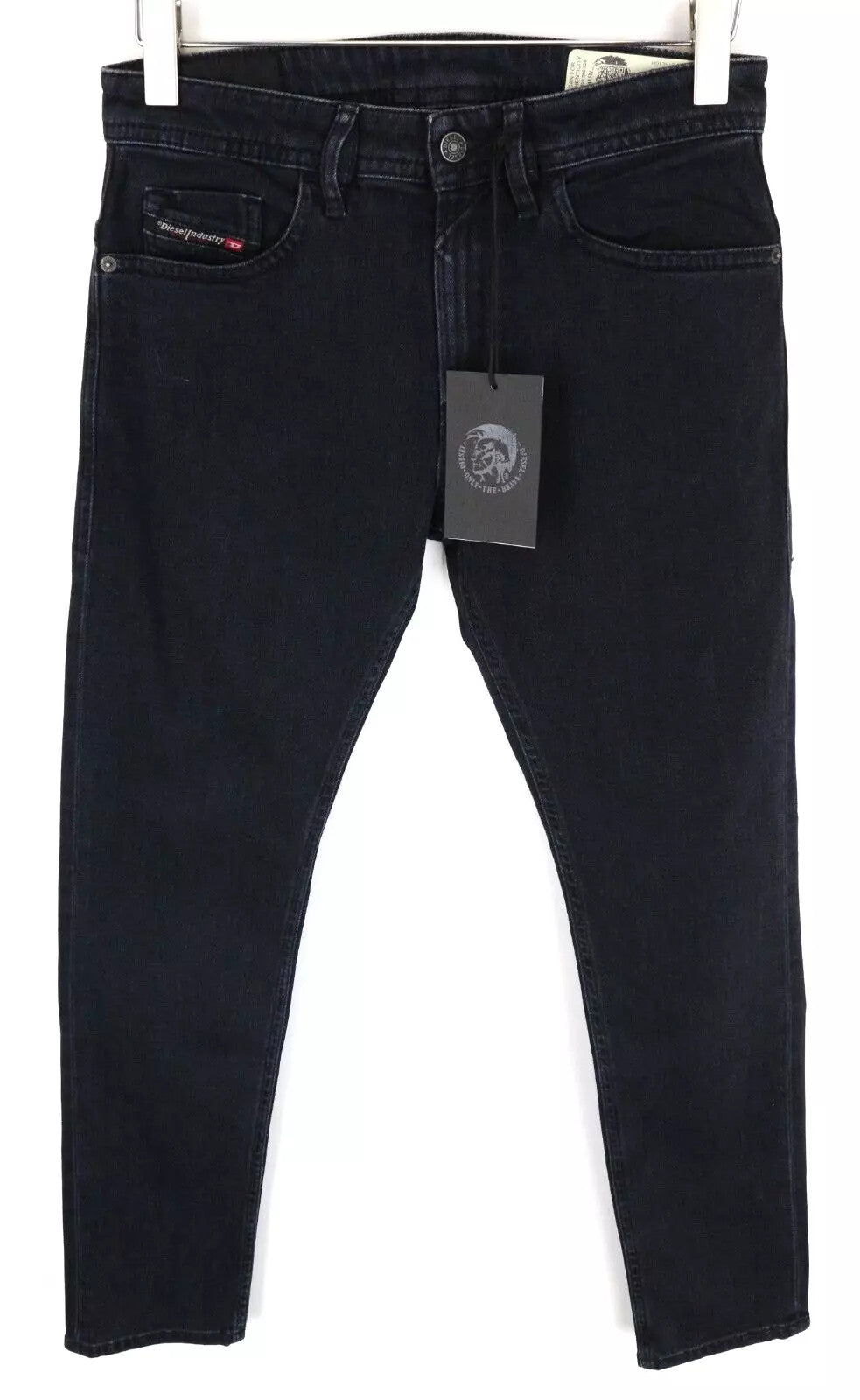 DIESEL Thommer 084NK Men Jeans W28/L30 Slim Skinny Cotton Stretch Navy 5-Pocket