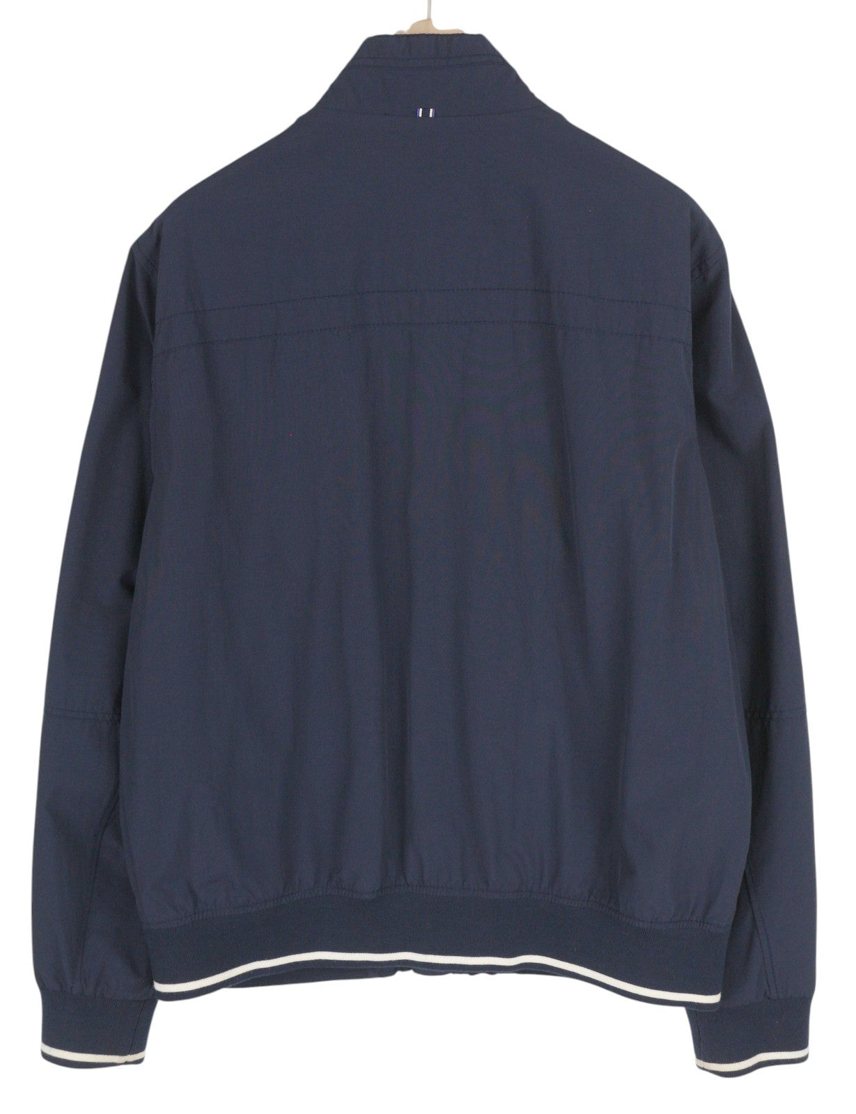 TOMMY HILFIGER Men Jacket XL Blue Full Zip High Neck Mesh Lined Lightweight