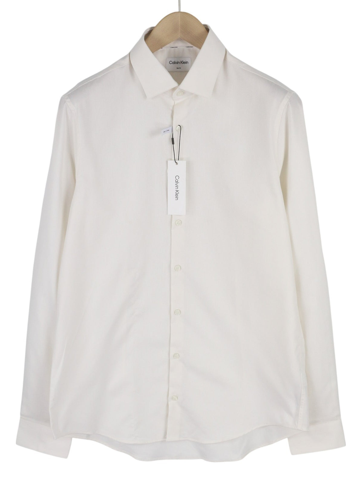 Button-Up Tructure Solid Slim