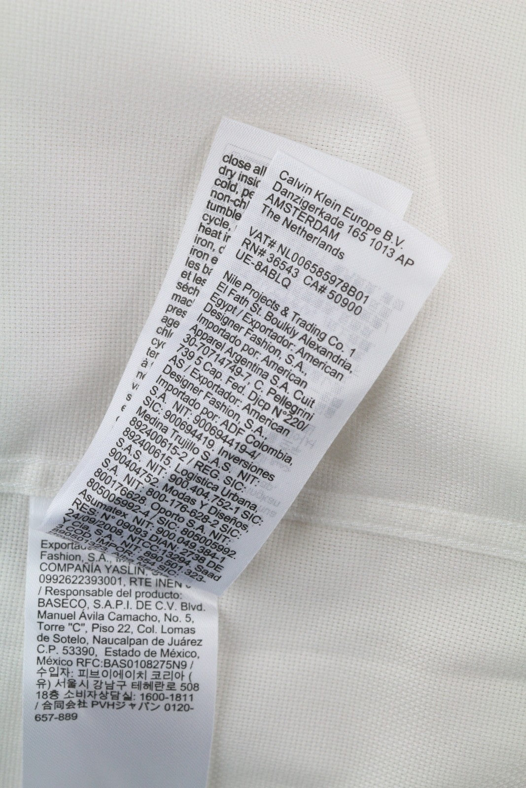 CALVIN KLEIN Tructure Solid Slim Men Formal Shirt L White Button-Up Cutaway