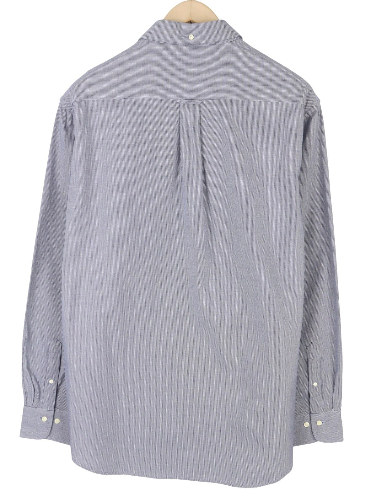 GANT Reg Texture Men Shirt L Persian Blue Button-Down Pocket Casual