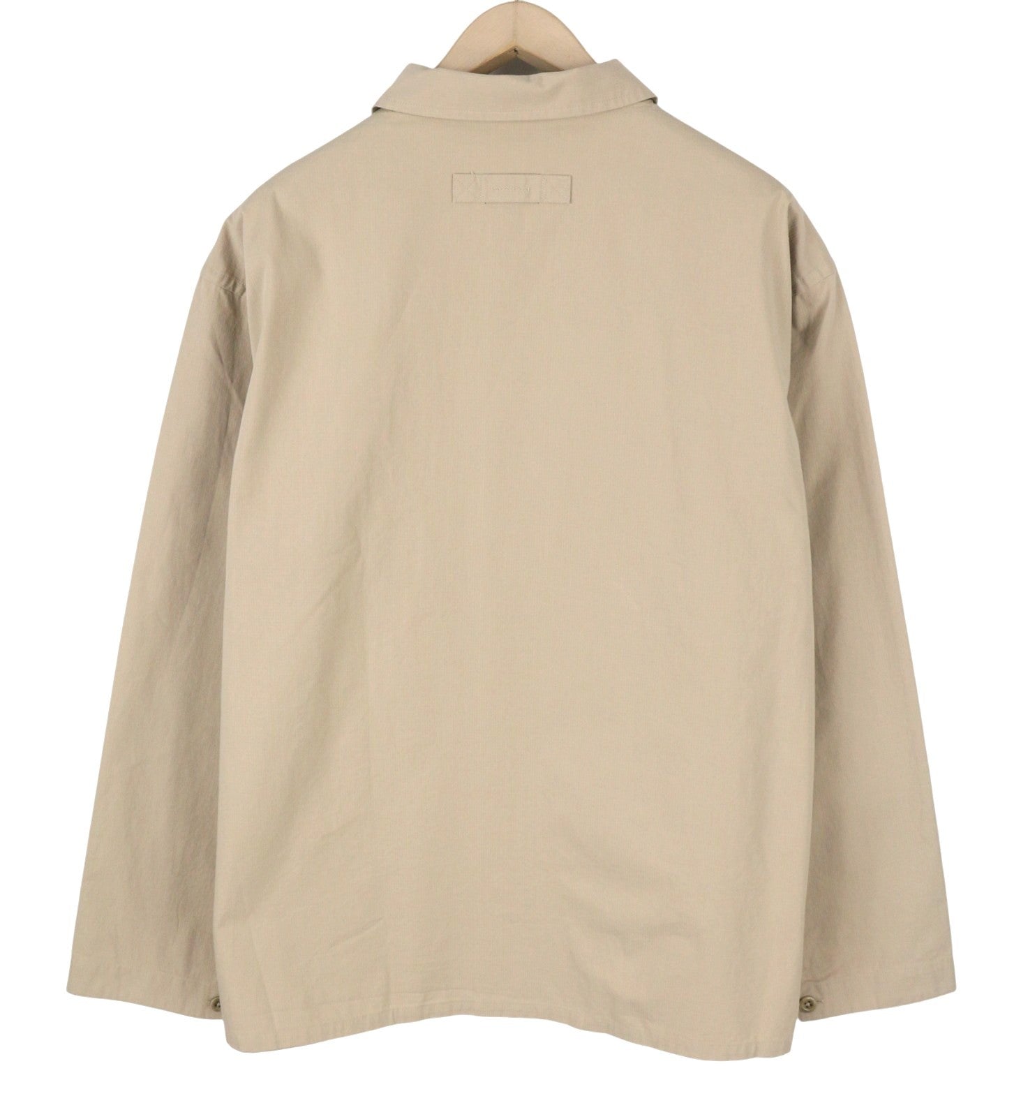 GANT Ripstop Overshirt Men Jacket 2XL Plaza Taupe Button Patch Pocket Light