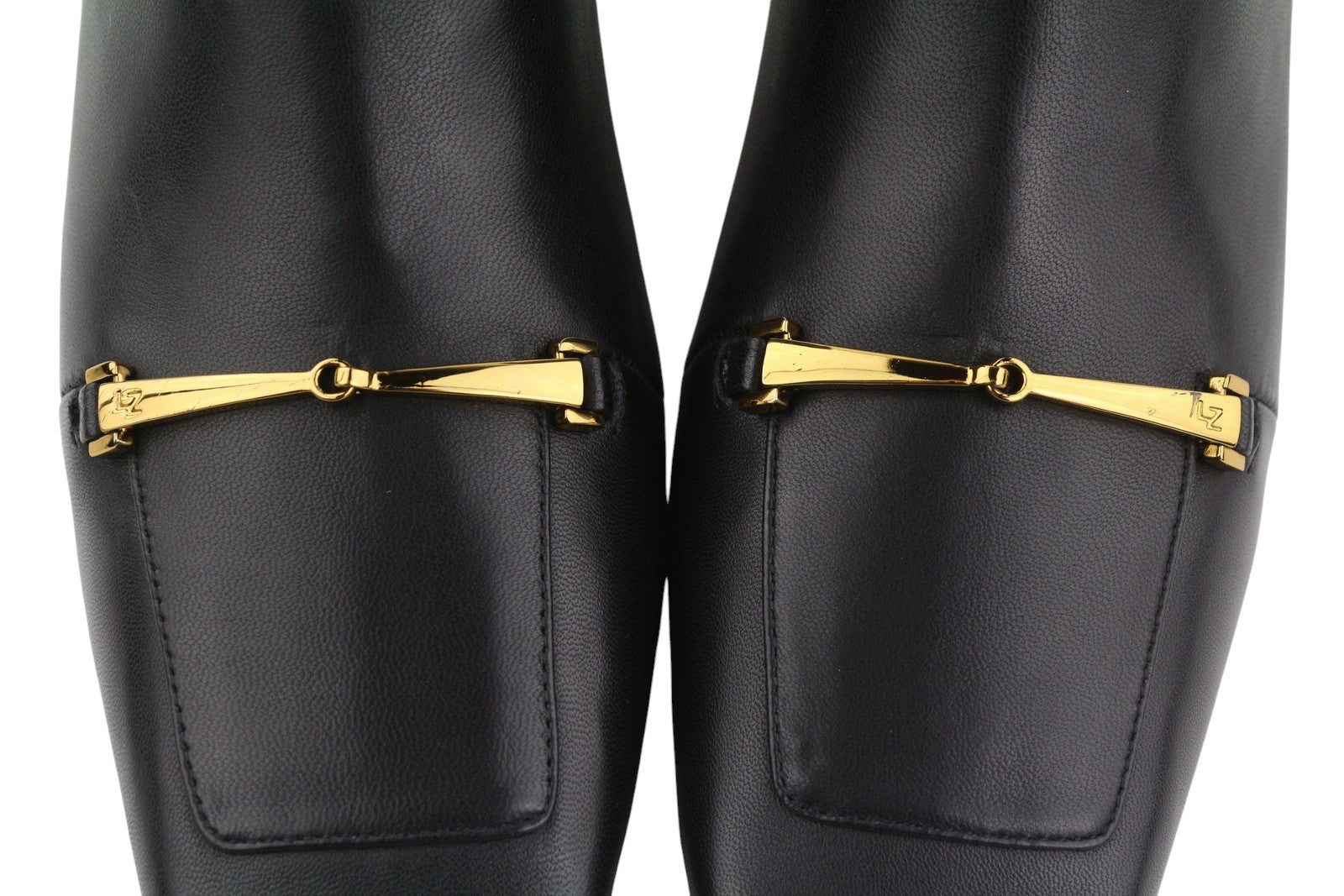 LOLA CRUZ Lorey Women Boots EU41 Black Leather Square Toe Ankle Zipper