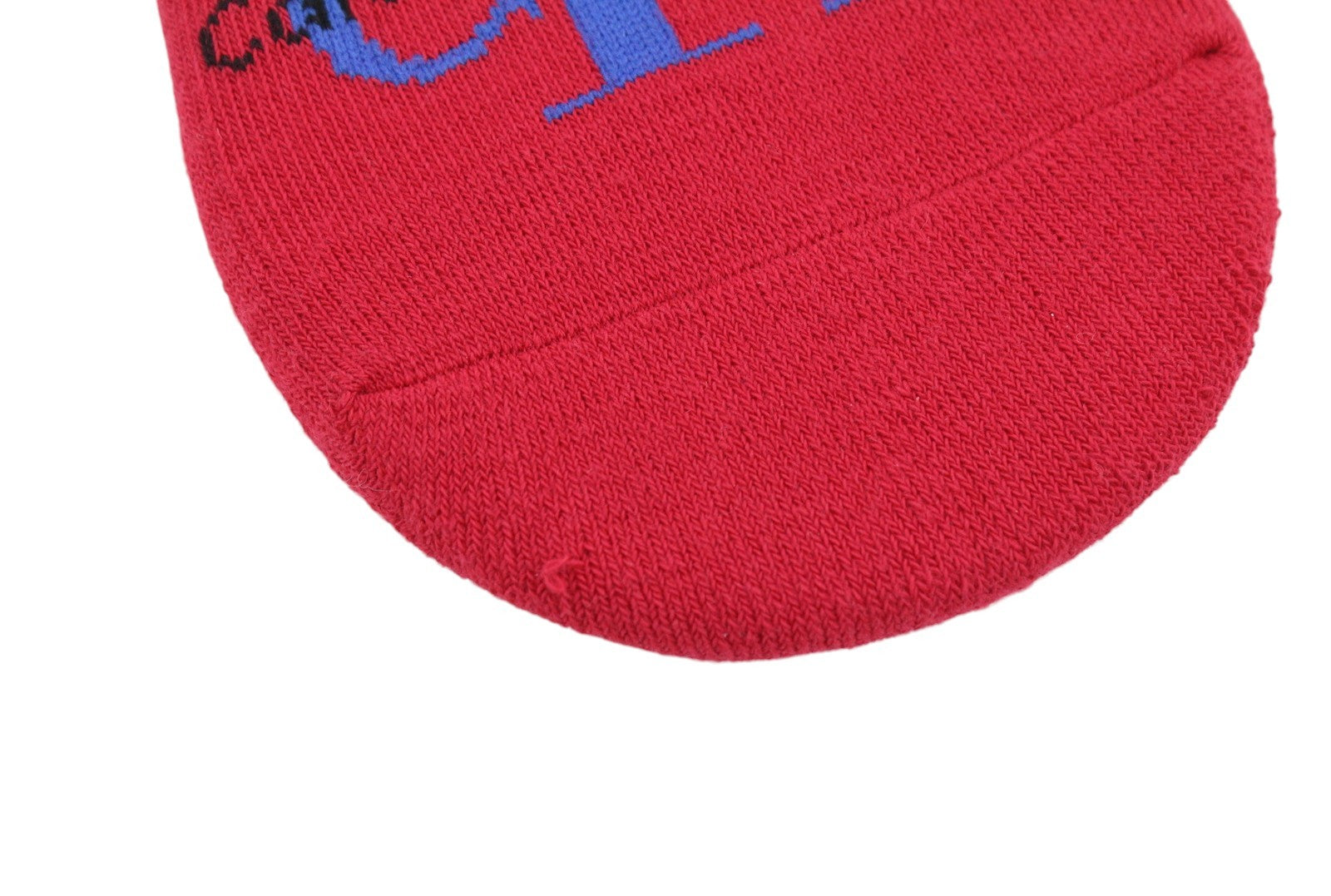 CALVIN KLEIN Sneaker Liner Men Socks EU40/46 Red Non-Slip Heel Logo Unisex