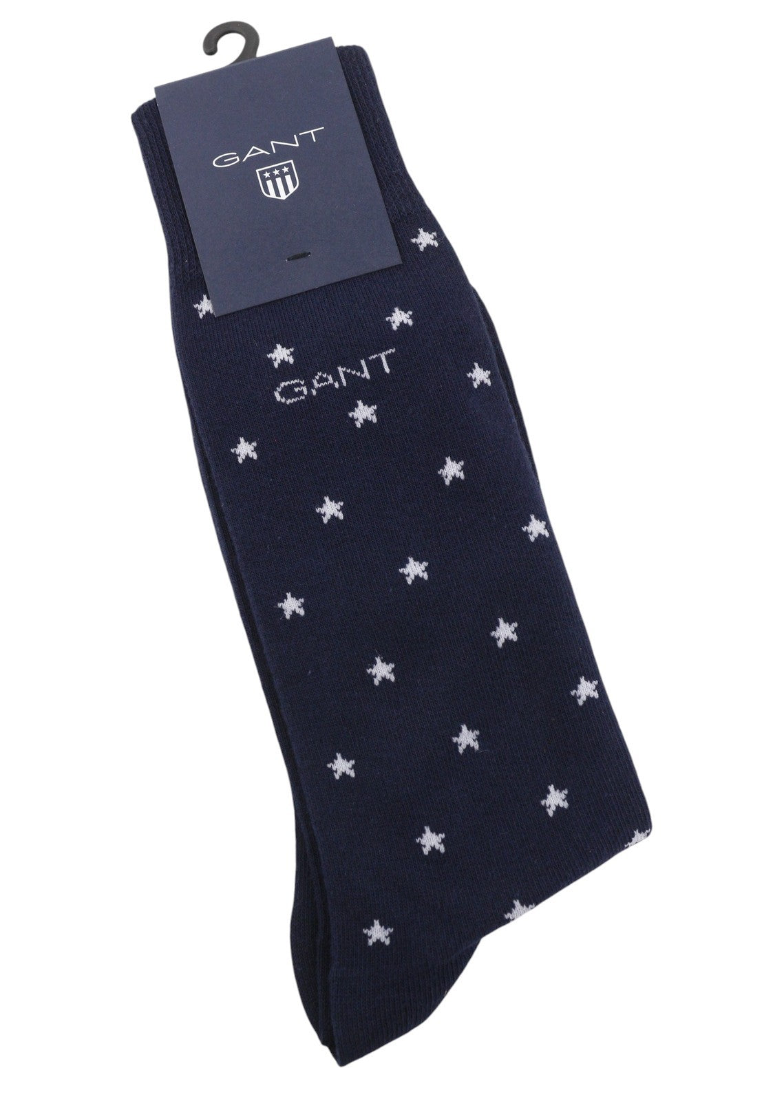 GANT Star Men Socks OS Marine Cotton Knit Stretch Unisex
