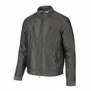 HUGO BOSS Orick Men Jacket EU50 L Grey High Neck Full Zip Lightweight