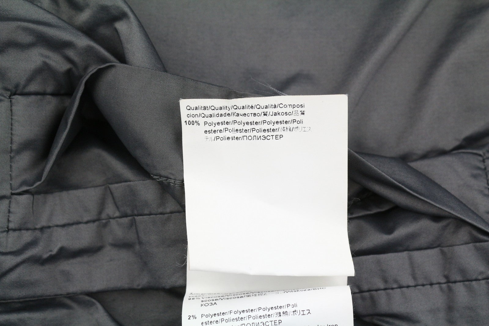 HUGO BOSS Orick Men Jacket EU50 L Grey High Neck Full Zip Lightweight