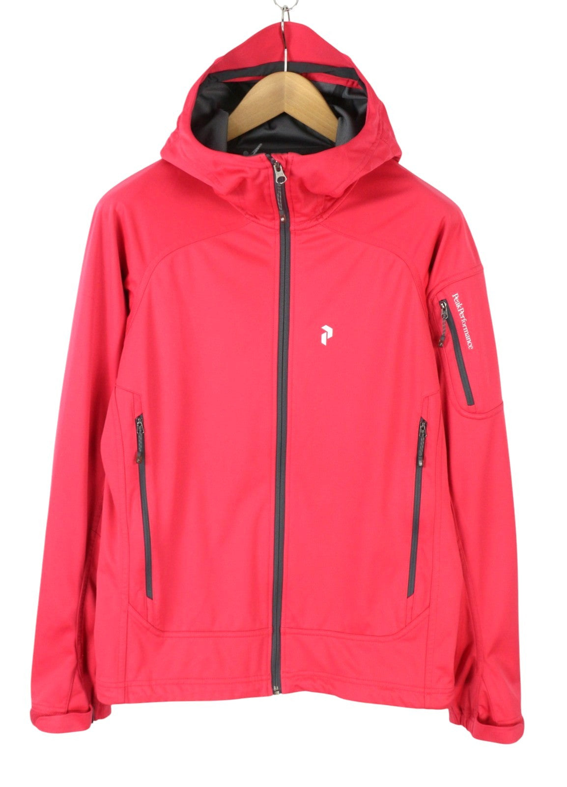 PEAK PERFORMANCE R&D W Aneto J Women Jacket XL Pink Hooded Full Zip Lightweight