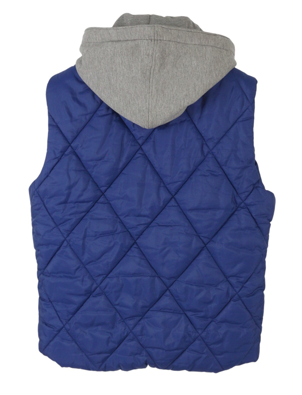 G-STAR Doonray Quilted Men Waistcoat M Blue Padded Quilted Hooded Full Zip