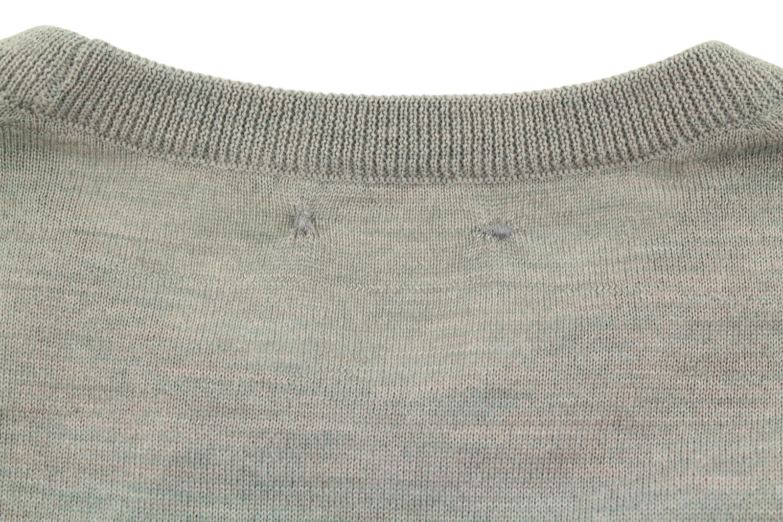SUITSUPPLY Men Jumper M Grey Melange Merino Wool Knit Crew Pull On