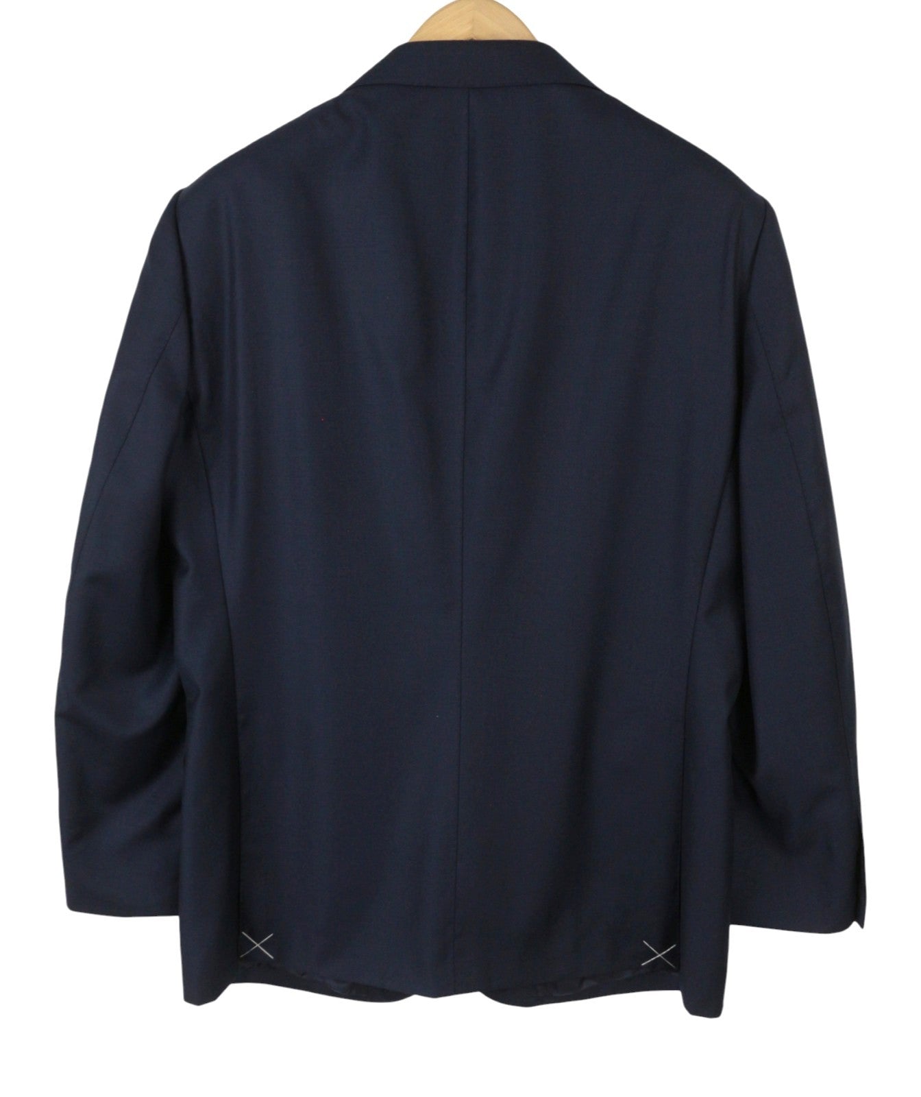 SUITSUPPLY Lazio Single Breasted Men Blazer UK46S Dark Blue Wool Notch Lapel