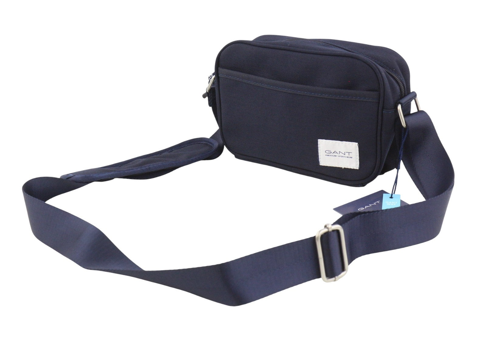 GANT Essential Shoulder Women Bag OS Evening Blue Adjustable Strap Logo