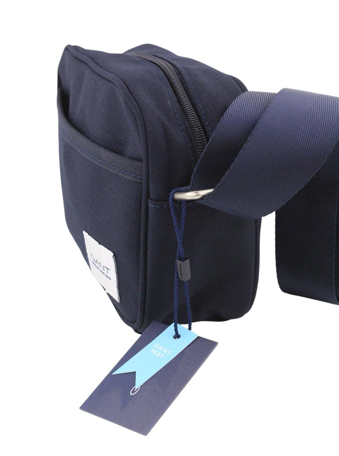 GANT Essential Shoulder Women Bag OS Evening Blue Adjustable Strap Logo