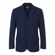 SCOTCH & SODA Men Blazer M Dark Blue Seersucker Notch Lapel Single Breasted