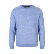 SCOTCH & SODA Men Sweatshirt M Blue Melange Crew Neck Long Sleeve Pull On