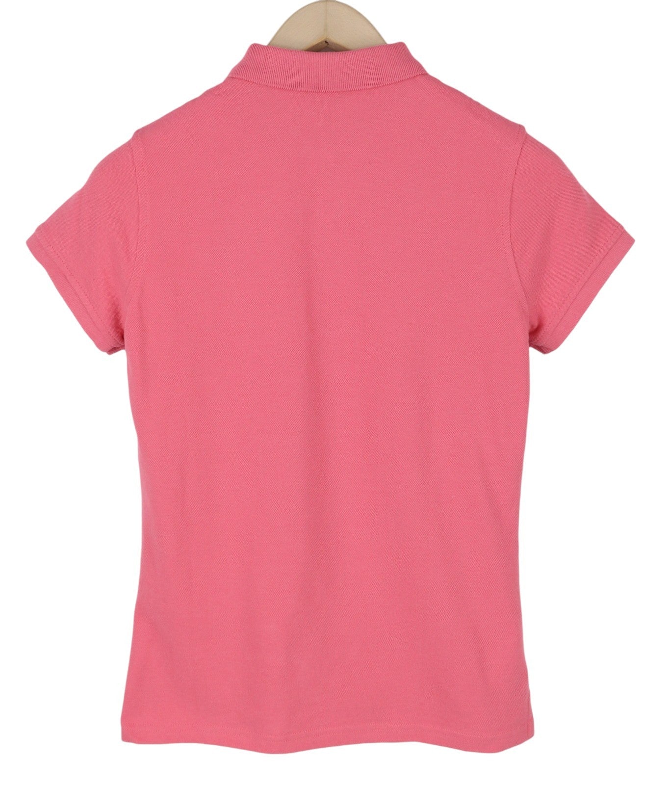 GANT Summer Pique Women T-Shirt S Rapture Rose Polo Textured Short Sleeve