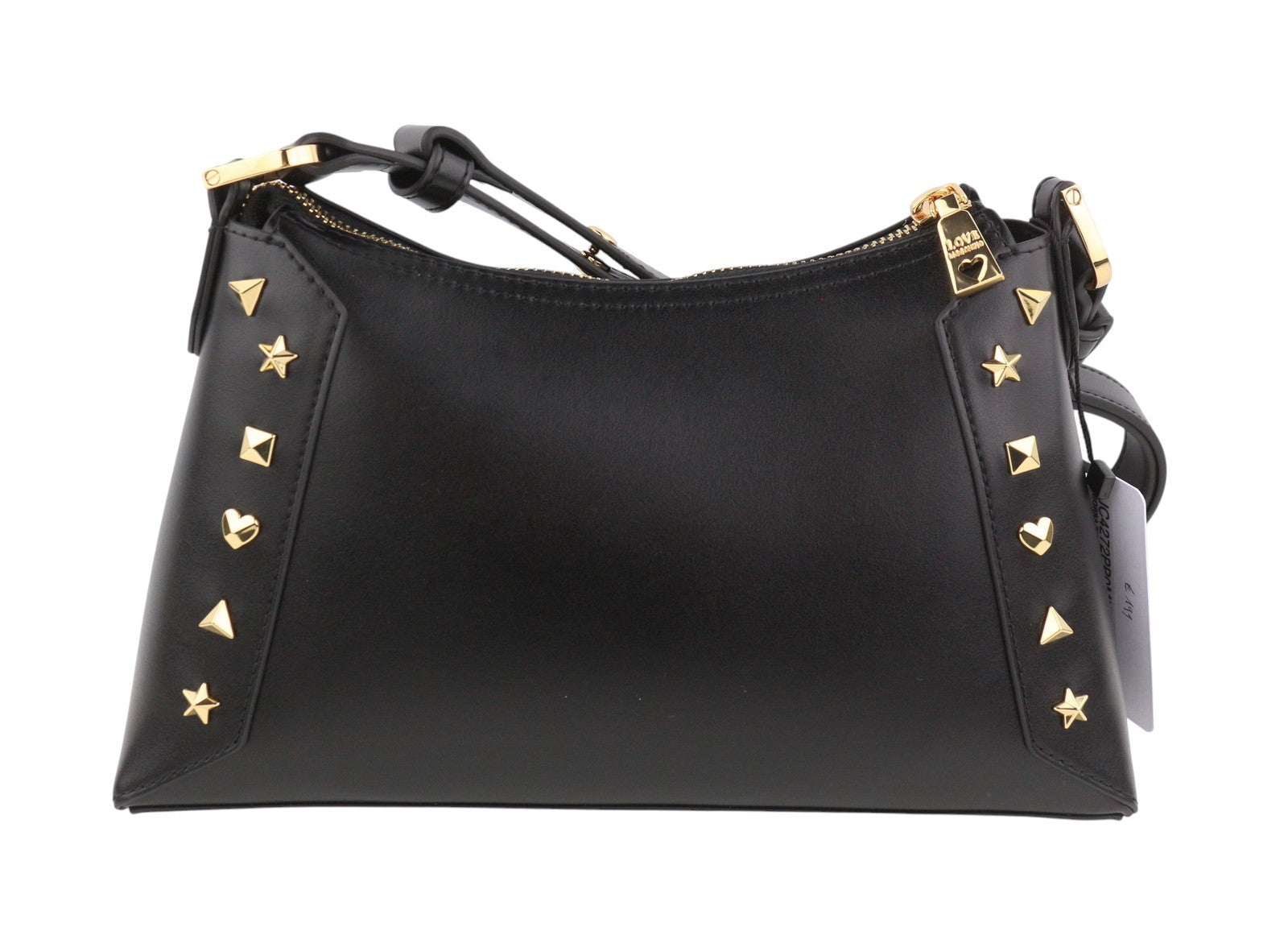 LOVE MOSCHINO Borsa PU Nero Borchie Women Bag OS Black Stud Detail