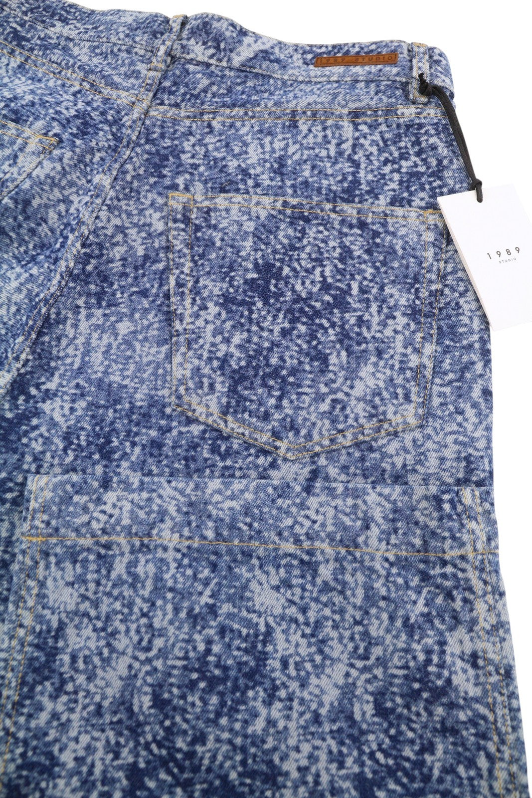 1989 STUDIO Marble Mastiff Denim Men Jeans W33 Blue Wide Fit Zip Fly RRP450