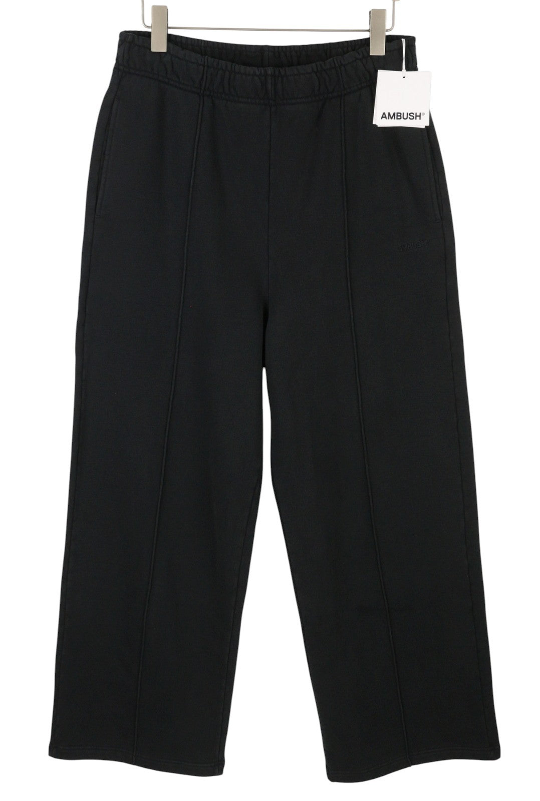 AMBUSH Wide Sweatpants Tap Shoe No Col Men Trousers 2XL Black Straight RRP550