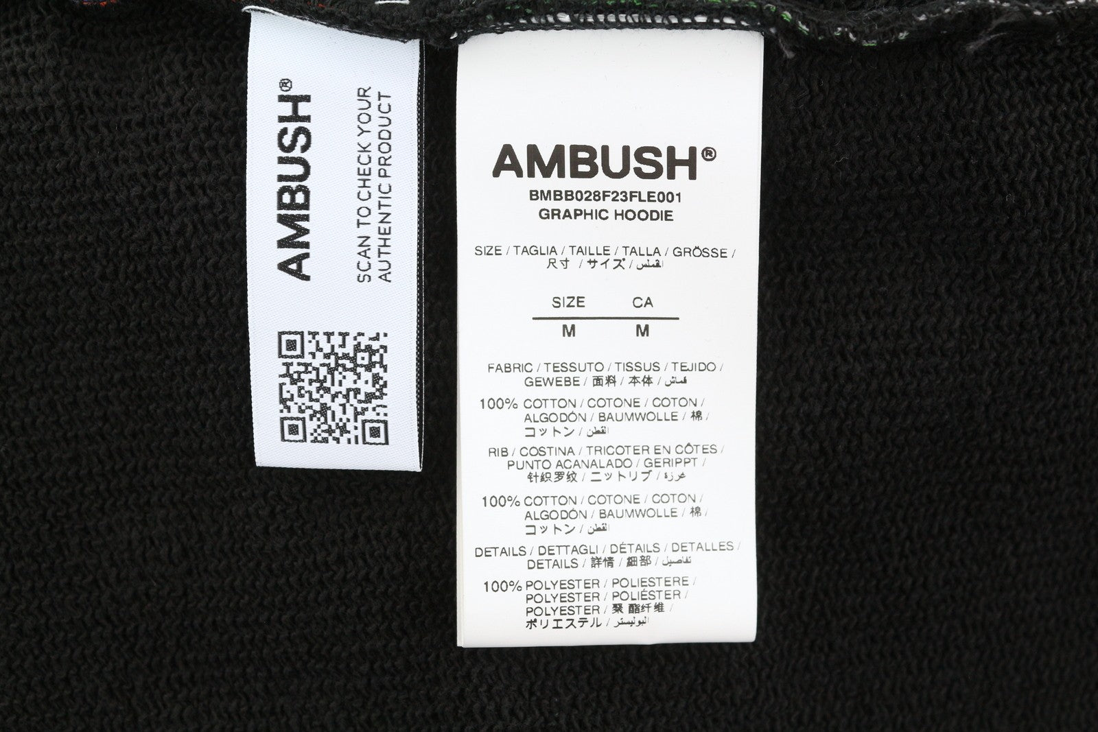 AMBUSH Graphic Tap Shoe Snorke Men Hoodie M Grey Patterned Pull On RRP565