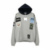 Hoodie Logo-Patchwork Cotton