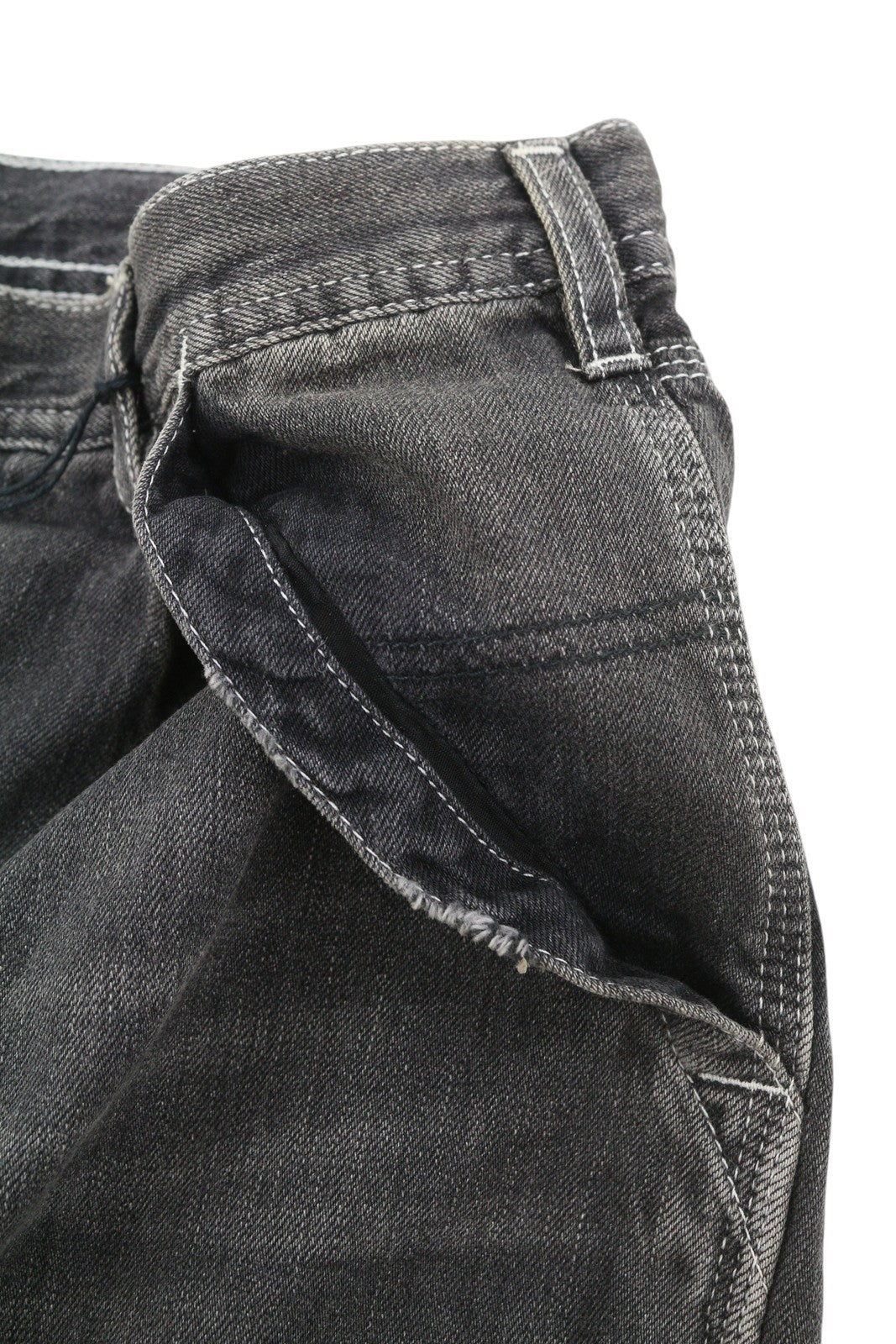 R13 Crop Wideleg Carpenter Women Jeans 26 Ellery Black RRP899