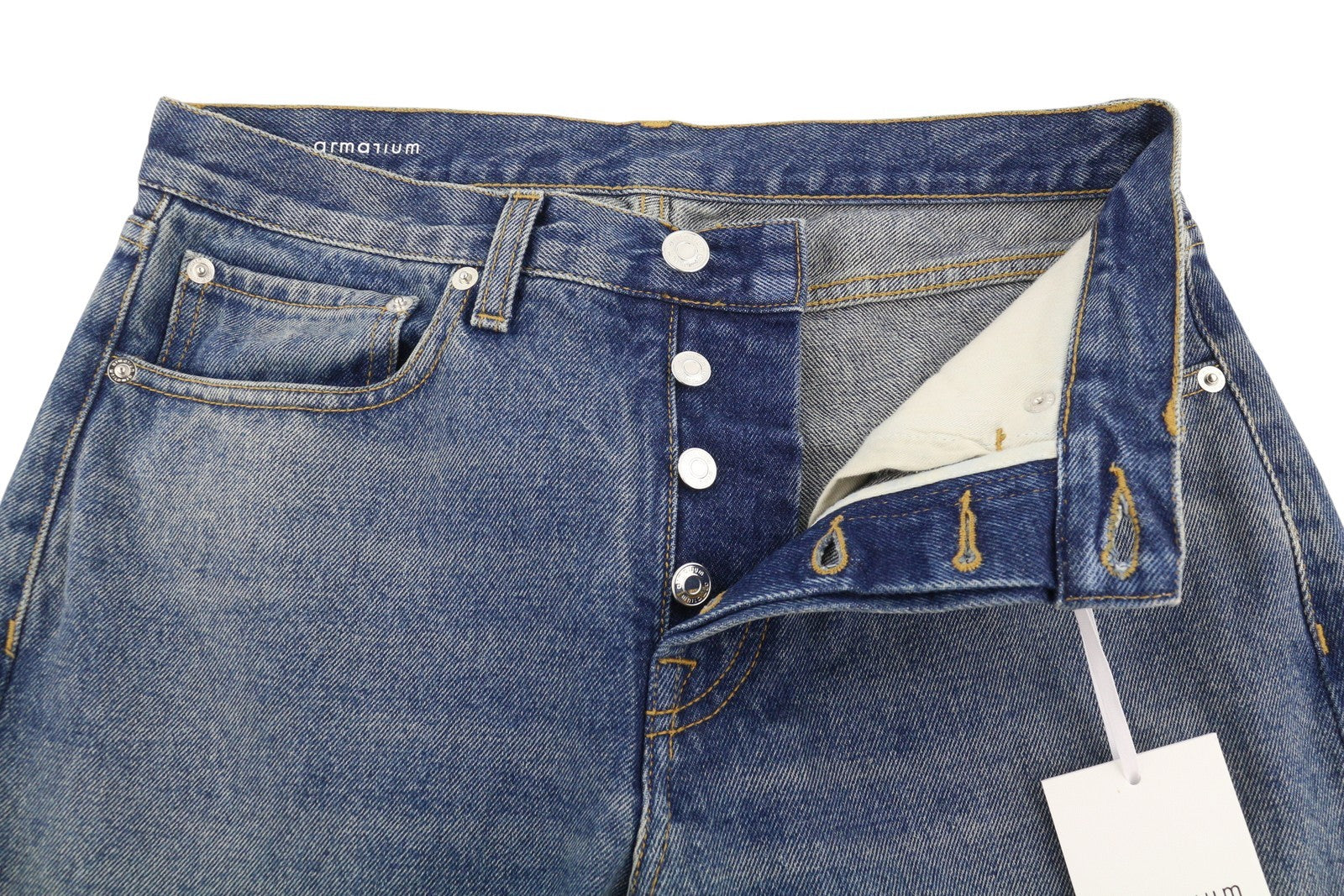ARMARIUM Diletta Women Jeans 40 Blue Faded Relaxed Twisted RRP415