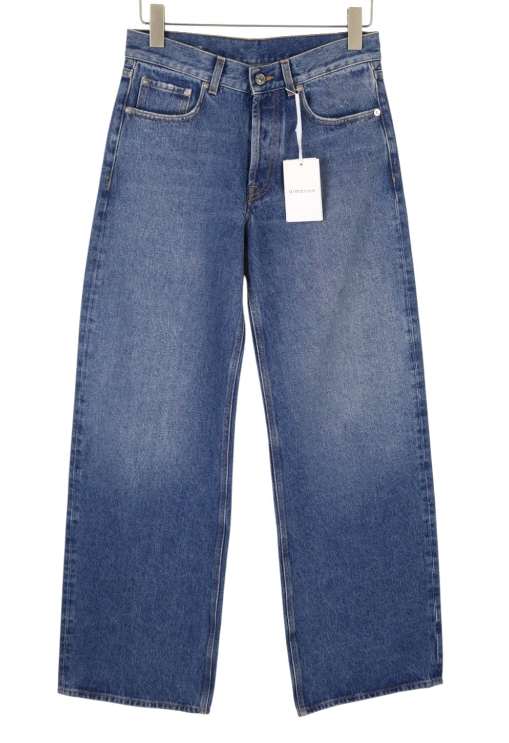 ARMARIUM Diletta Women Jeans 42 Blue Washed Relaxed Twisted RRP415