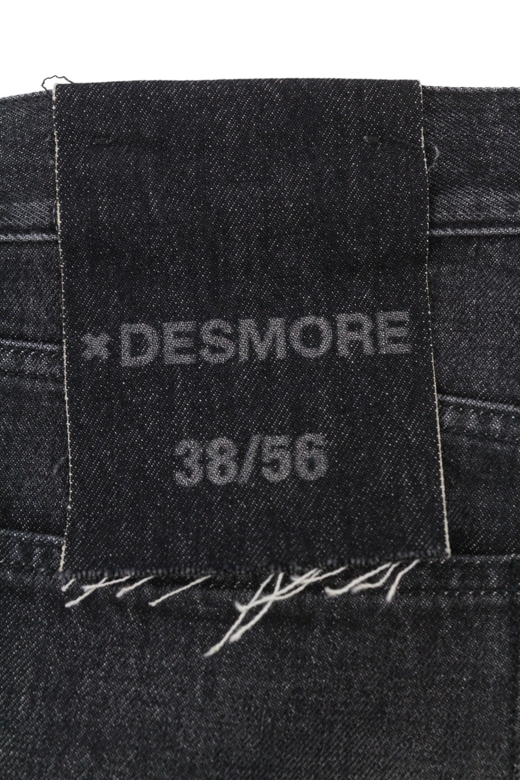 DESMORE 5 Tasche Co Black Men Jeans W36 Slim Button Fly