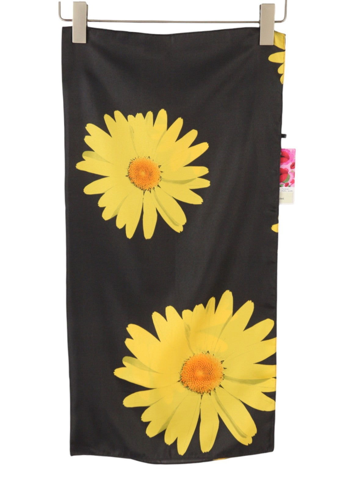 DESIGUAL Fou Daisies Women Scarf OS Black Daisies Print Square
