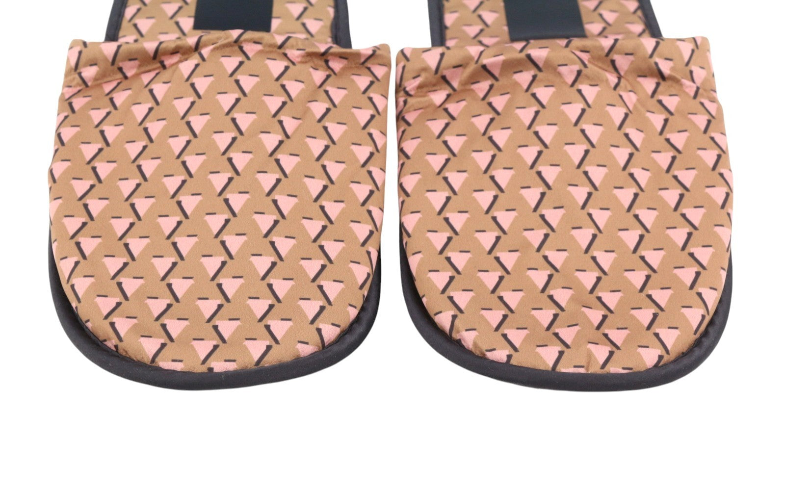 MARINA RINALDI Women Set OS Pink Patterned Travel Eye Mask And Slippers