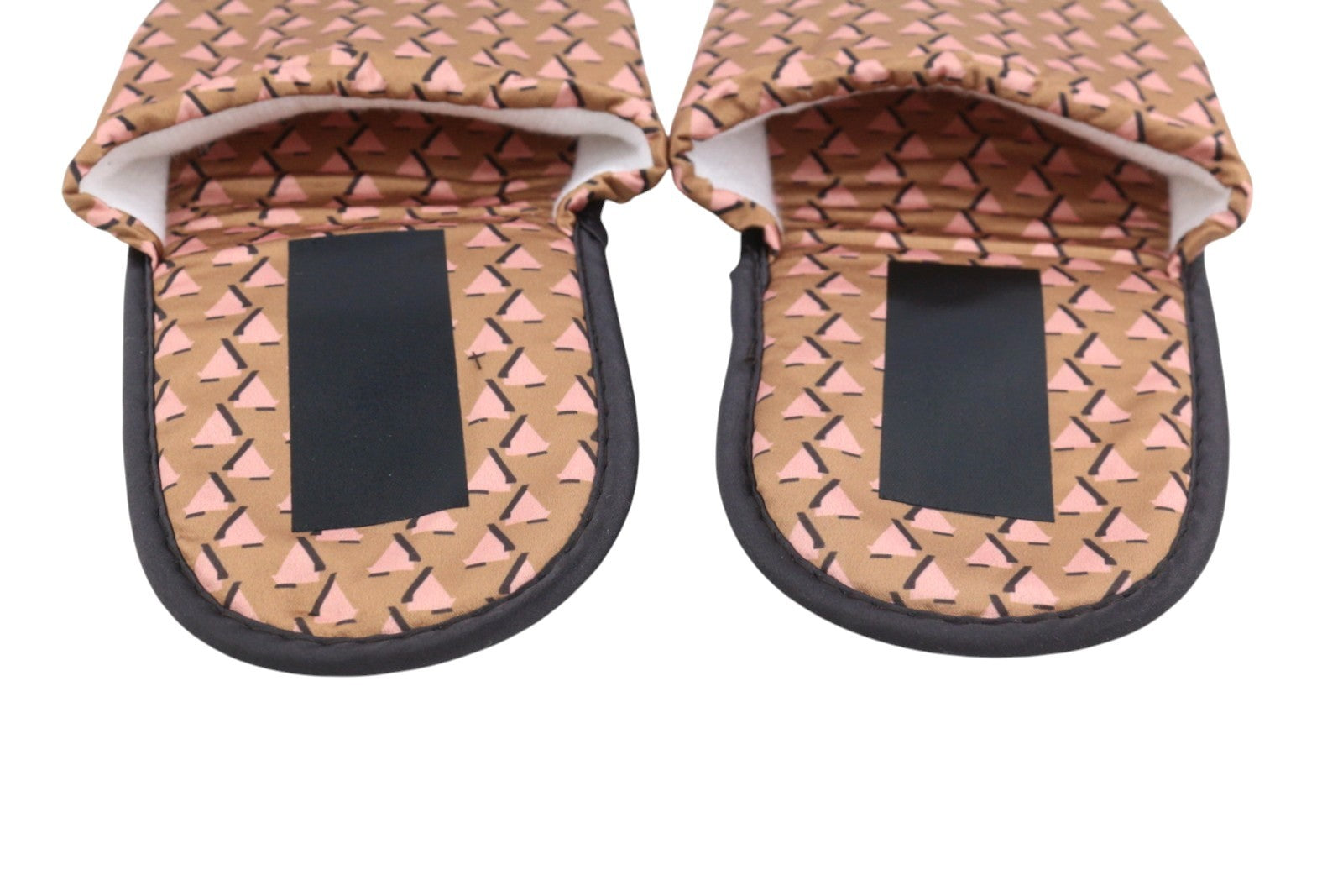 MARINA RINALDI Women Set OS Pink Patterned Travel Eye Mask And Slippers