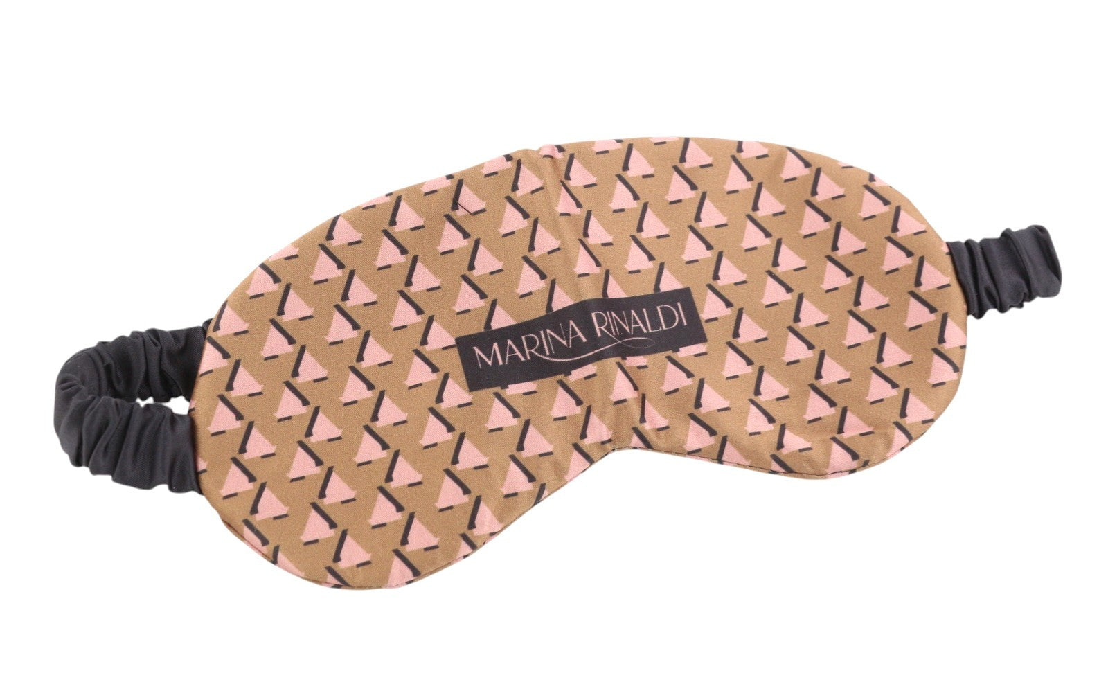 MARINA RINALDI Women Set OS Pink Patterned Travel Eye Mask And Slippers