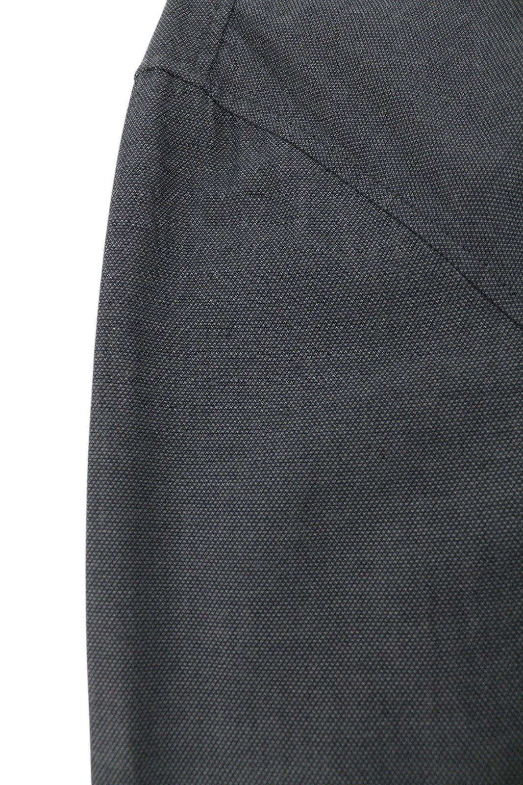 BLUE FIELDS Men Shirt L Grey Melange Patterned Button-Down Collar Casual