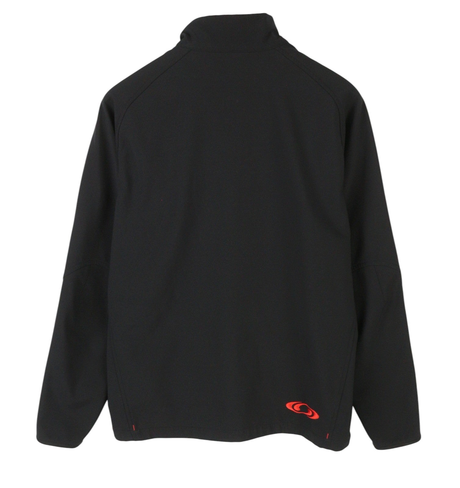 SALOMON Men Jacket M Black Clima Wind High Neck Fleece Lined Lightweight