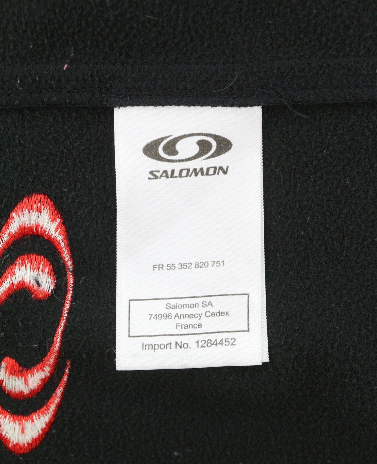 SALOMON Men Jacket M Black Clima Wind High Neck Fleece Lined Lightweight