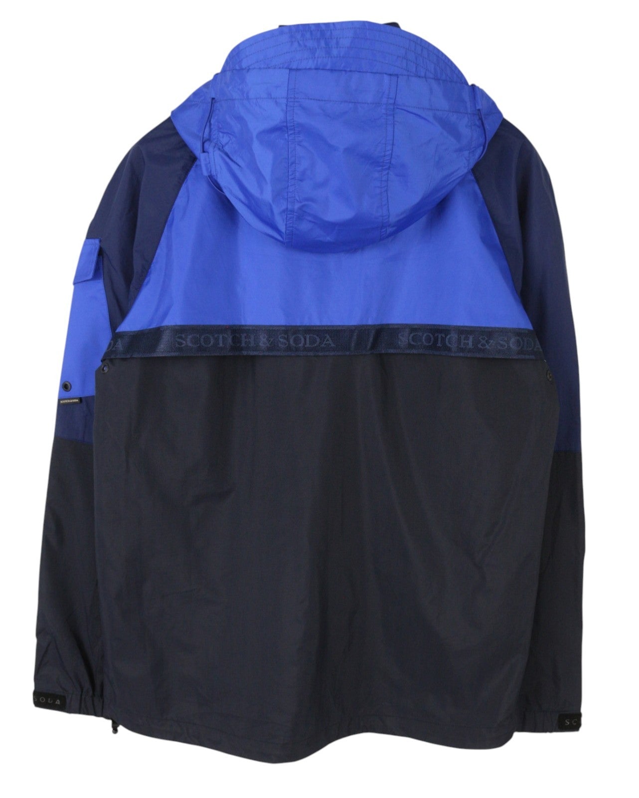 SCOTCH & SODA Men Jacket M Blue Waterproof Windproof Breathable Lightweight