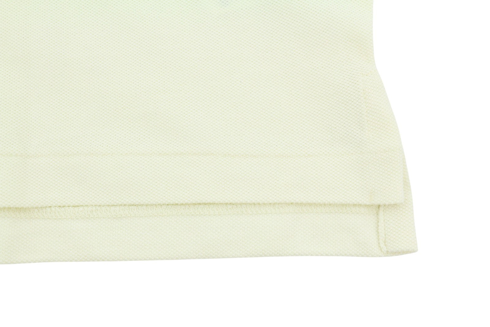 RALPH LAUREN Custom Slim Fit Men Polo 2XL Cream Cotton Logo Short Sleeve
