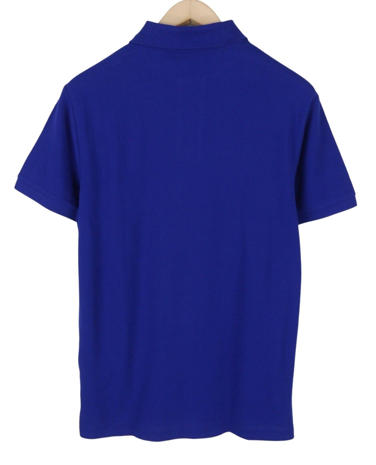 RALPH LAUREN Custom Slim Fit Men Polo M Mid Blue Cotton Logo Short Sleeve