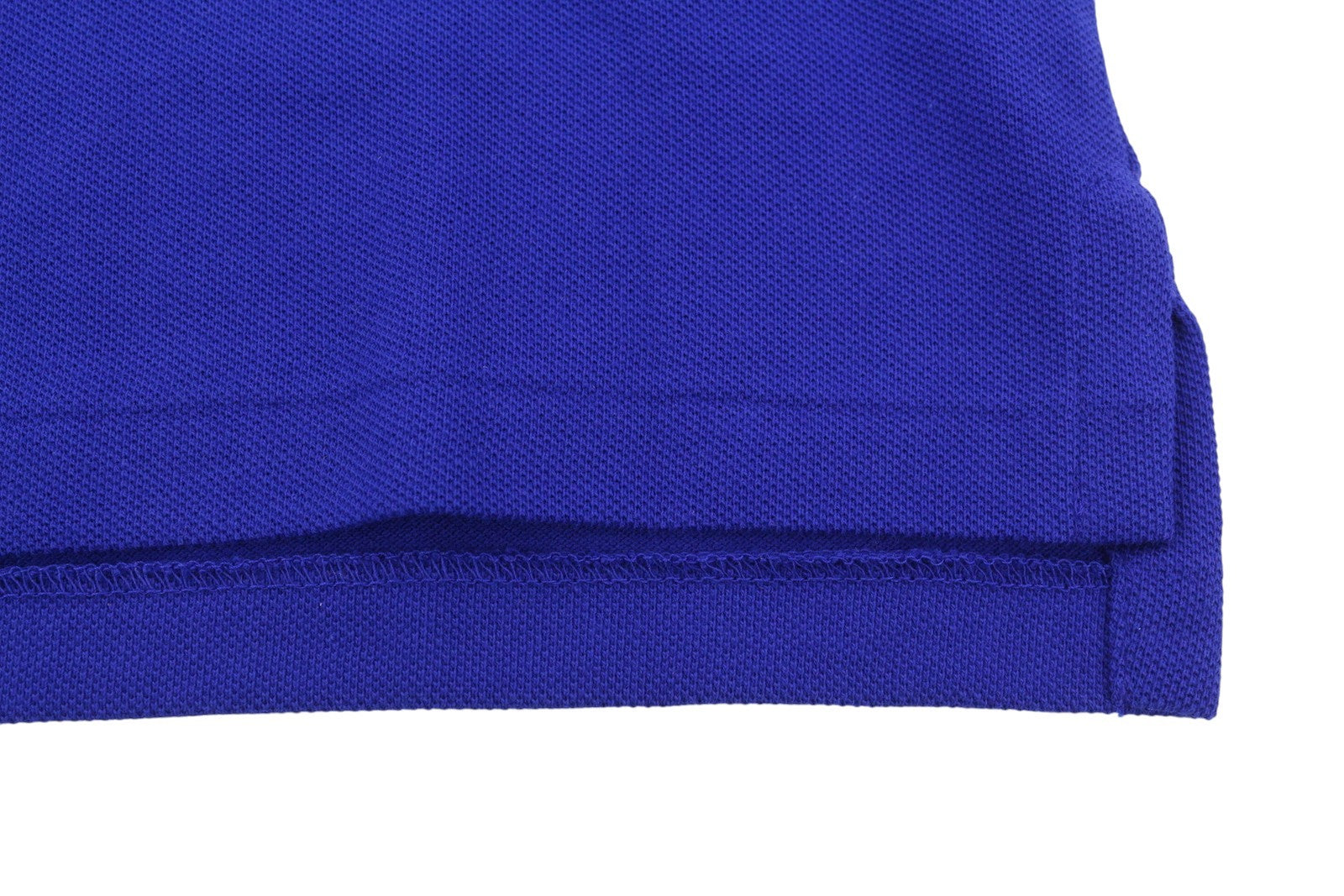 RALPH LAUREN Custom Slim Fit Men Polo 2XL Mid Blue Cotton Logo Short Sleeve