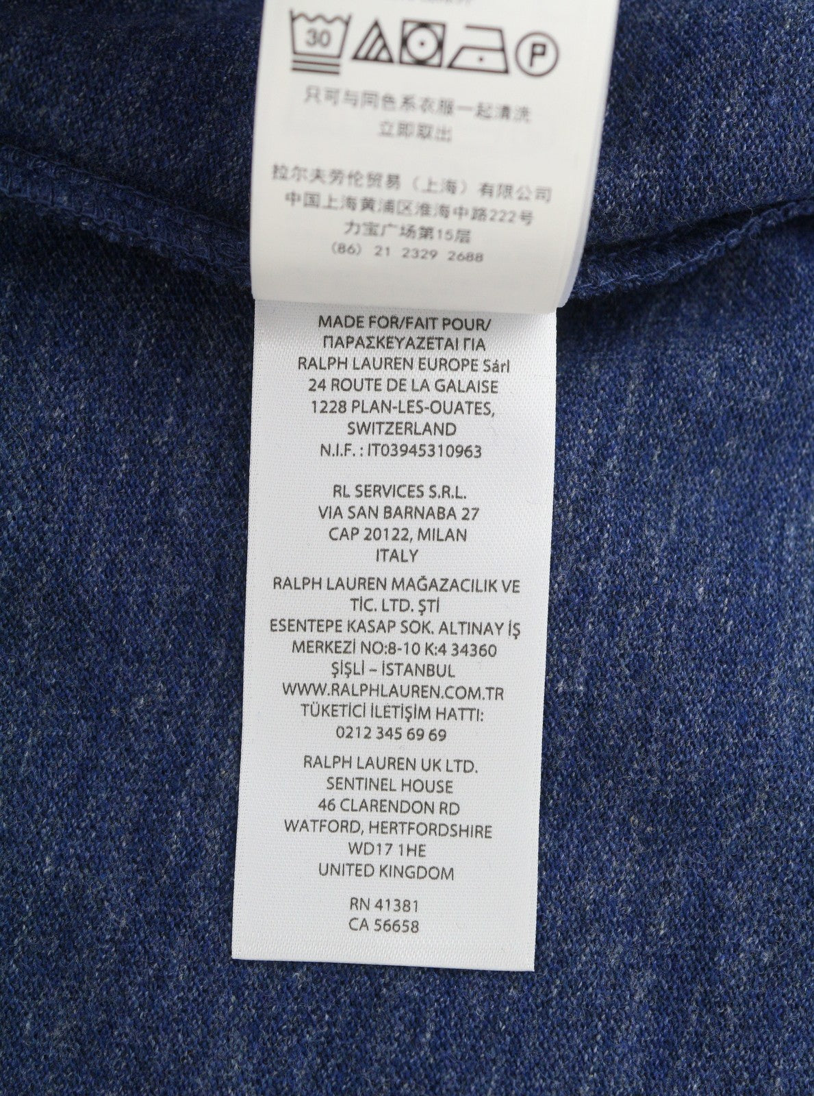 RALPH LAUREN Custom Slim Fit Men Polos XL Melange Logo Detail Short Sleeve