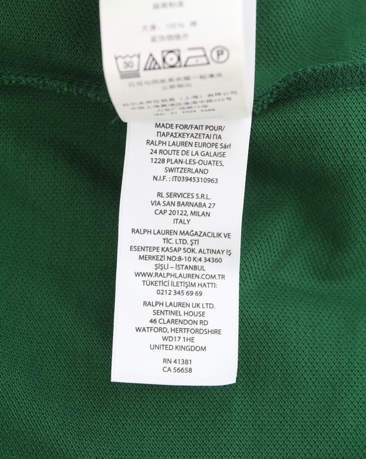 RALPH LAUREN Custom Slim Fit Men Polos L Green Pony Logo Short Sleeve